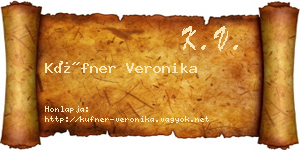 Küfner Veronika névjegykártya