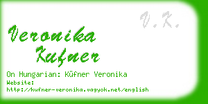 veronika kufner business card